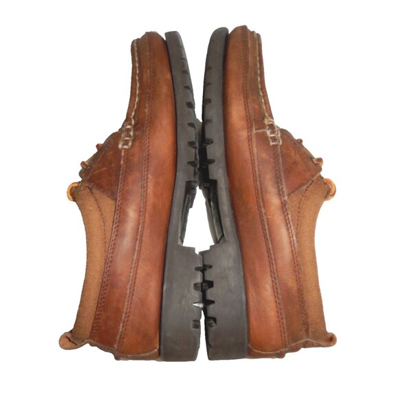 Vintage Polo Country Ralph Lauren Boat Deck Moc Shoes Leather Men\'s 8.5 D Brown main image 9
